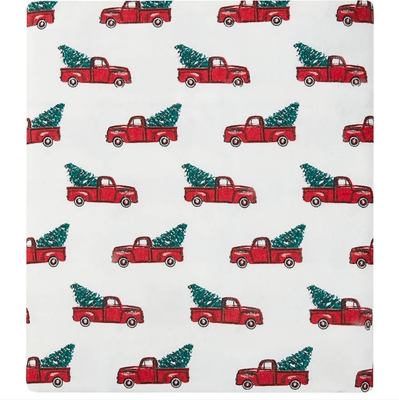 FLANNEL FALL PRINTED TRUCK SHEET SETS - Picture 3 of 5